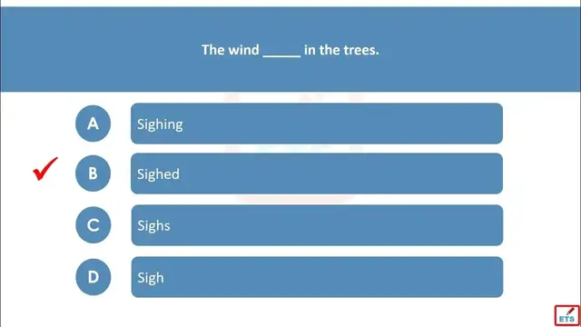 Video thumbnail for English Verb Tenses    Sigh, Sighs, Sighed, Sighing Quiz