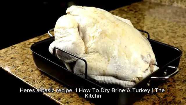 Video thumbnail for dry brine turkey recipe