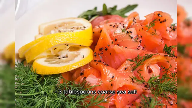 Video thumbnail for Graavilohi cured salmon foods in finland Recipe