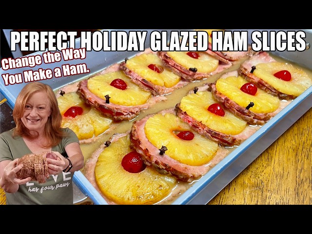 Video thumbnail for PINEAPPLE GLAZED HAM SLICES | Perfect for Your Holiday Table