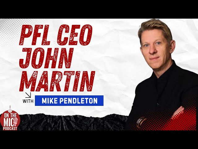Video thumbnail for New PFL CEO John Martin Ready For To Captivate Fans and Grow PFL In First Year As CEO