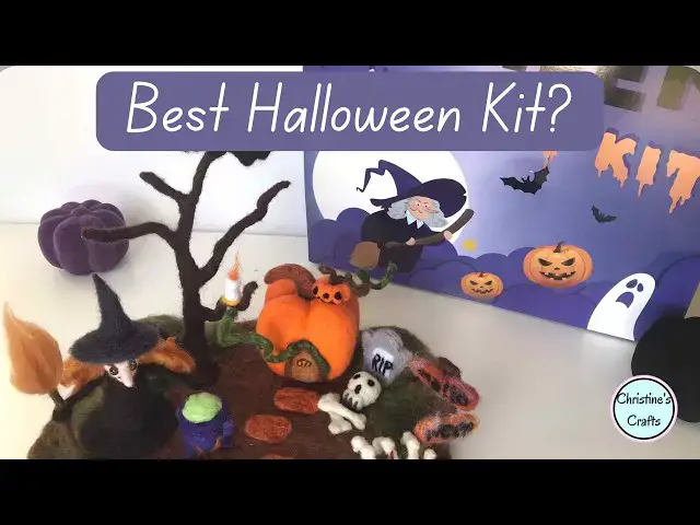 'Video thumbnail for Get Crafty This Halloween with This Needle Felting Kit! 🕷️💖'