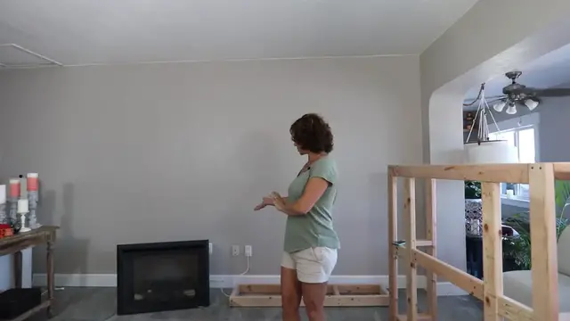 'Video thumbnail for How To Build a DIY Fireplace Surround With an Electric Insert'
