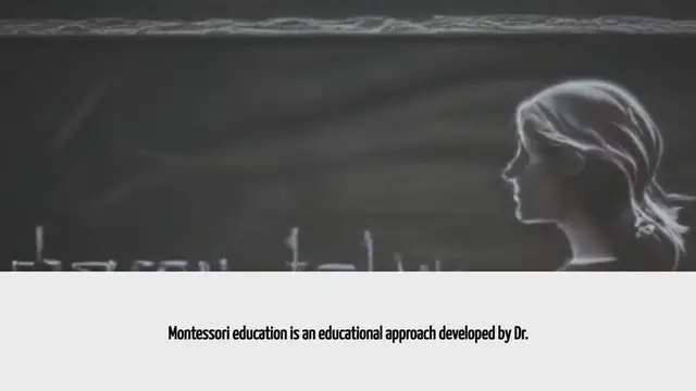 Video thumbnail for What Is Montessori Education