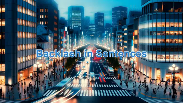 Video thumbnail for Backlash In Sentences, Example of Backlash In Sentences