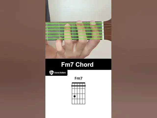 Video thumbnail for How To Play The Fm7 Chord On Guitar - Guvna Guitars