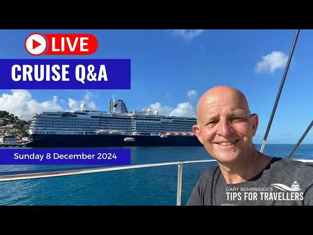 'Video thumbnail for Live Cruise Q&A: Sunday 8 December 2024 (5pm UK / Noon ET / 9am PT)'