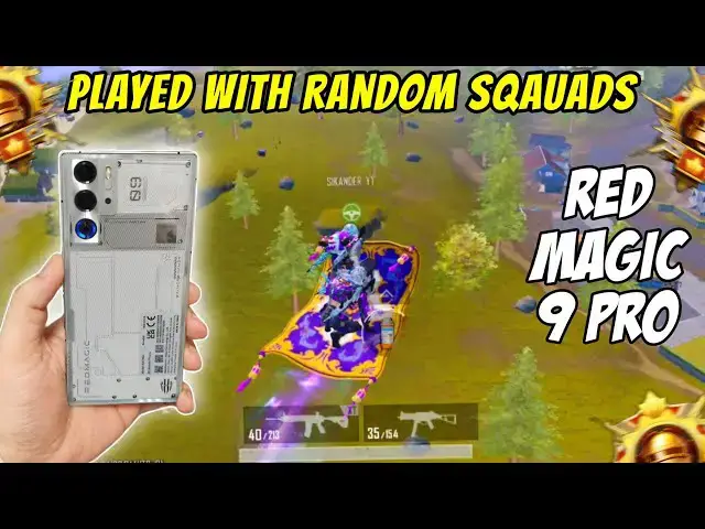 'Video thumbnail for RED MAGIC 9 PRO PUBG GAMEPLAY 馃敟 PLAYING WITH THE RANDOM SQUADS'
