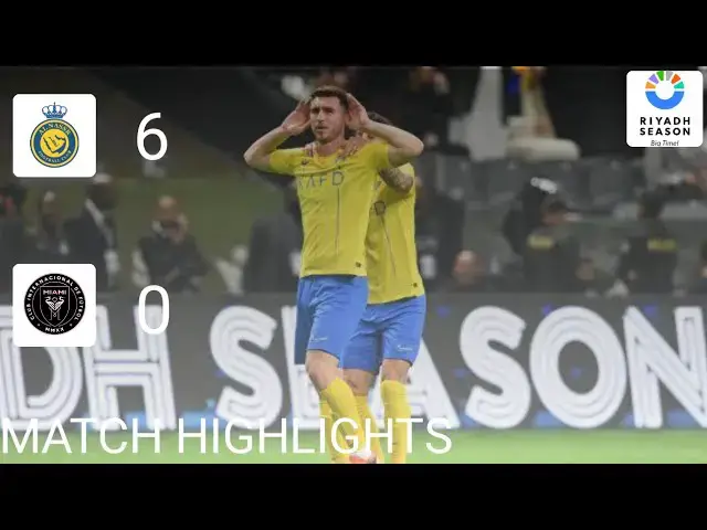 'Video thumbnail for Al Nassr vs Inter Miami 6 0 highlights SPORTDAYLIGHT COM'