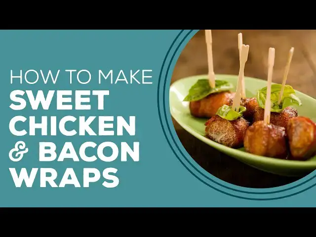 Video thumbnail for Blast from the Past: Sweet Chicken & Bacon Wraps Recipe | Bacon Wrapped Chicken Bites