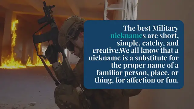 Video thumbnail for Millitary Nicknames: 400+ Catchy And Creative Millitary Nicknames Ideas
