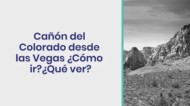Video thumbnail for Cañón del Colorado desde las Vegas