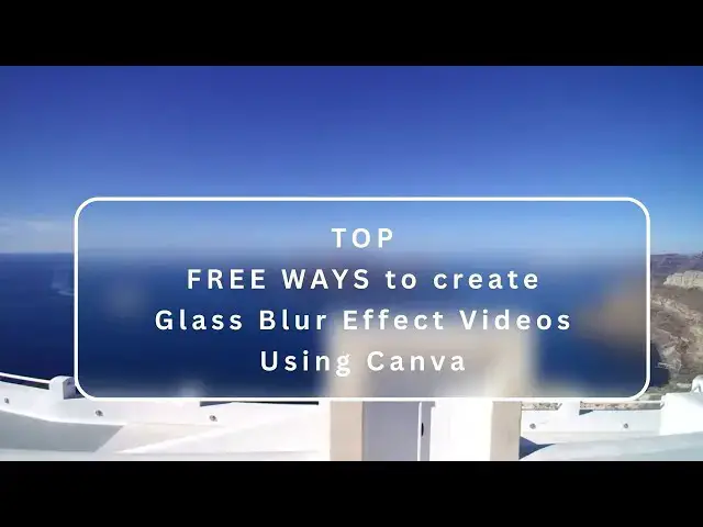 'Video thumbnail for How to Make Glass Blur (Frosted Glass) Effect Videos on Smartphone | Easy Transparent Blur Tutorial?'