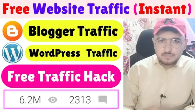 'Video thumbnail for Free Traffic For Blogger & WordPress | Increase Website Traffic Fast & Free | Secret Traffic Method'
