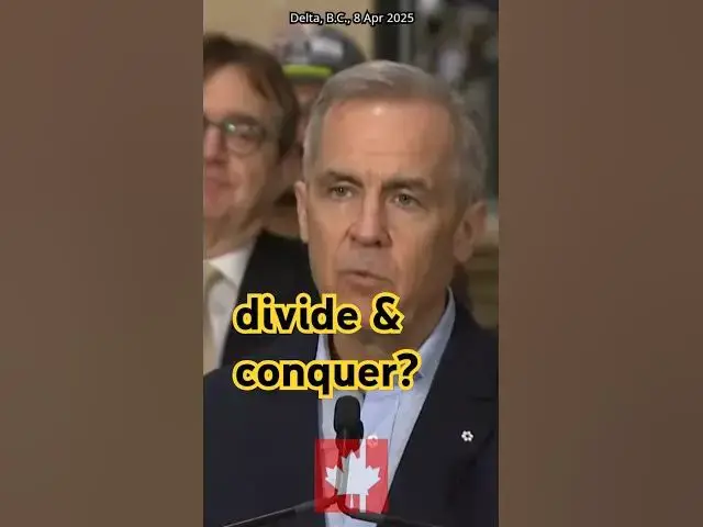 'Video thumbnail for Is Mark Carney setting up Canada to be divided and conquered?'