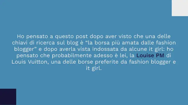 Video thumbnail for Louise PM Louis Vuitton, la tracolla pastello per l’estate 2014