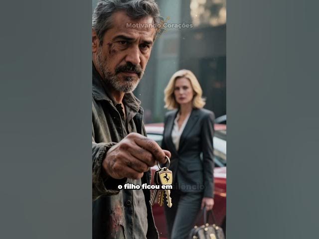 Video thumbnail for ela testou o mendigo deixando a chave da ferrari cair... e se surpreendeu