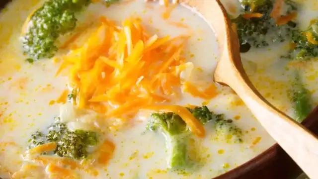 Video thumbnail for Broccoli cheddar soup recipe