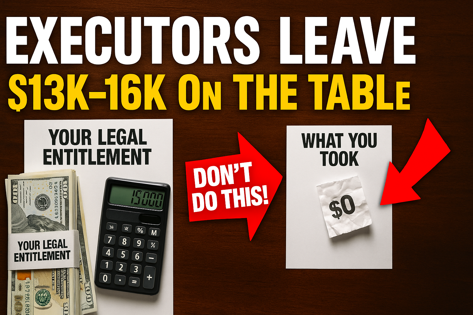 Video thumbnail for Executor Compensation Explained: What Estates Legally Owe You (3-Minute Guide)