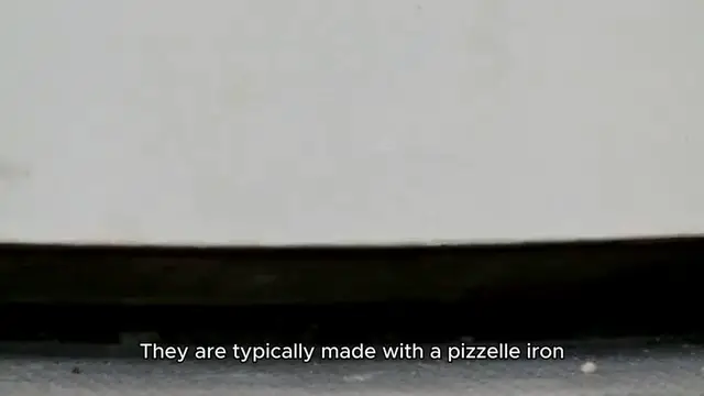 Video thumbnail for Pizzelle Recipe