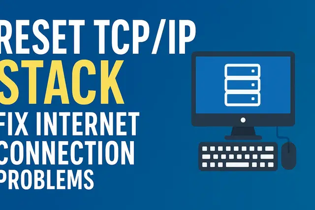 'Video thumbnail for How to Reset TCP/IP Stack in Windows PC'
