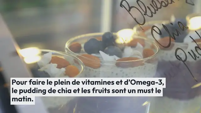 Video thumbnail for Alpro amandes, pudding de chia, amarante soufflée et kiwi