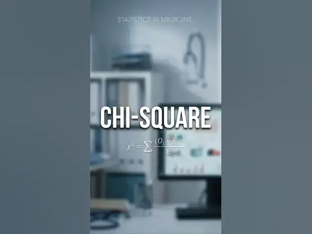 Video thumbnail for chi-square psychiatry example #biostatistics #shorts