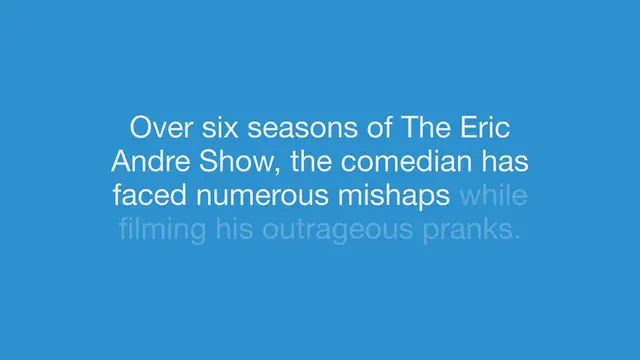 Video thumbnail for Eric André Went to the Hospital for a Concussion After John Cena Threw Him ‘Through a Shelf’
