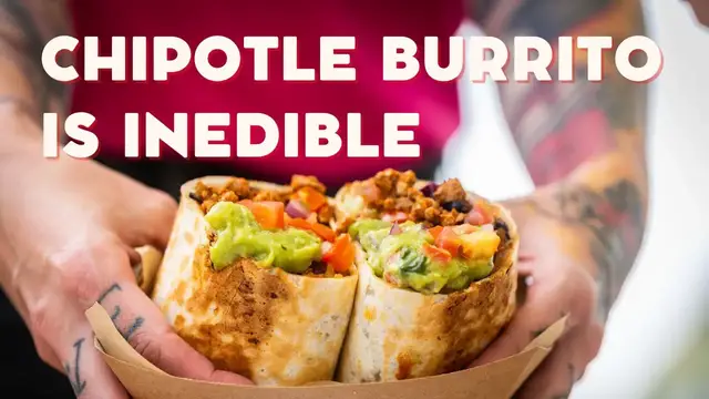 Video thumbnail for Chipotle reviews: Chipotle burritos don't look and feel like burritos anymore