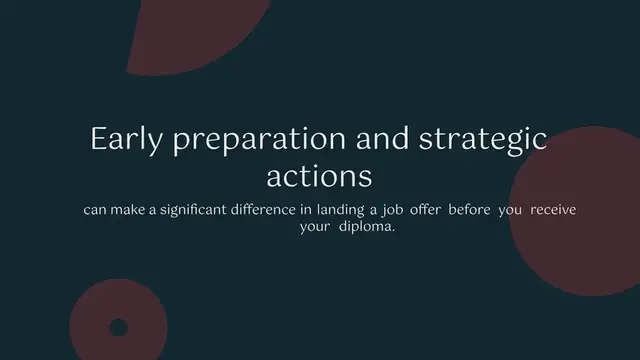 Video thumbnail for Securing a Job Before Graduation: Tips for U.S. Students