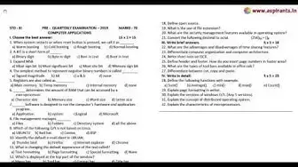 Video thumbnail for 11th Computer Application Quarterly Model Question Paper 2019-20 | Thiruvannamalai District | EM