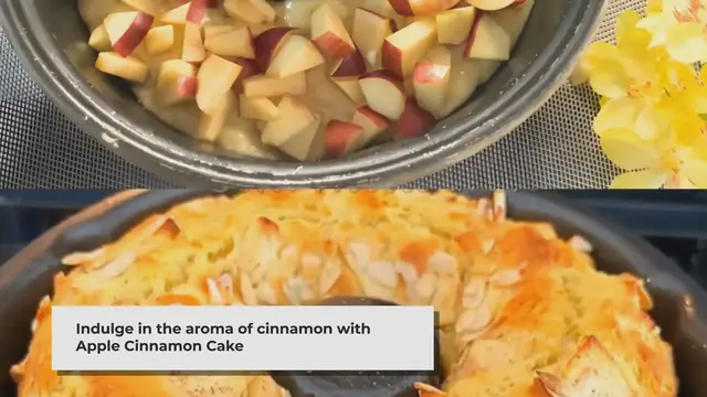 Video thumbnail for Delightful Apple Cinnamon Cake
