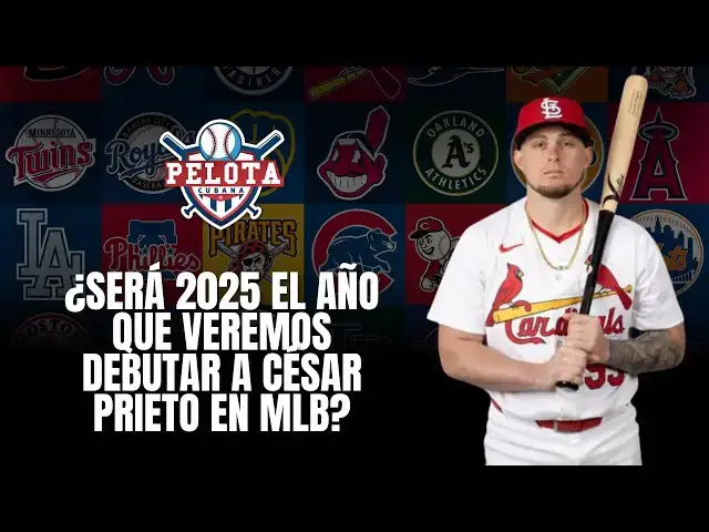 Video thumbnail for ¿Será el 2025 el año que veremos debutar a César Prieto en MLB?