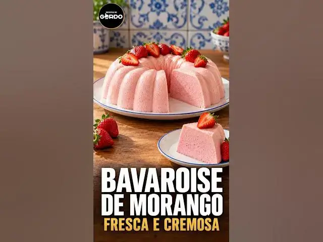 Video thumbnail for Bavaroise de morango 🍓