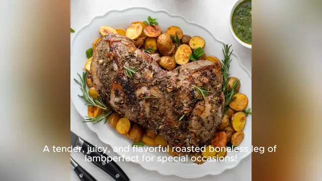 Video thumbnail for boneless leg of lamb recipe