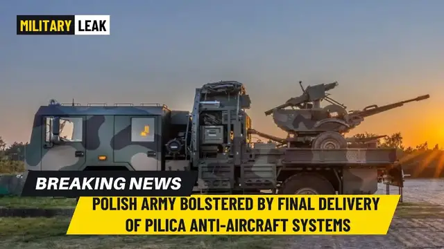 Video thumbnail for Polish Army Bolstered by Final Delivery of PILICA Anti-Aircraft Systems