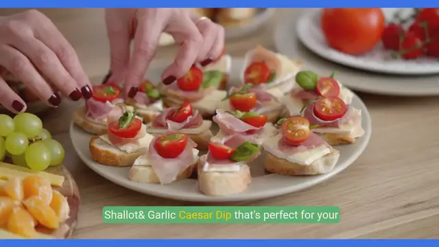 Video thumbnail for Ultimate Super Bowl Roasted Shallot & Garlic Caesar Dip Recipe!