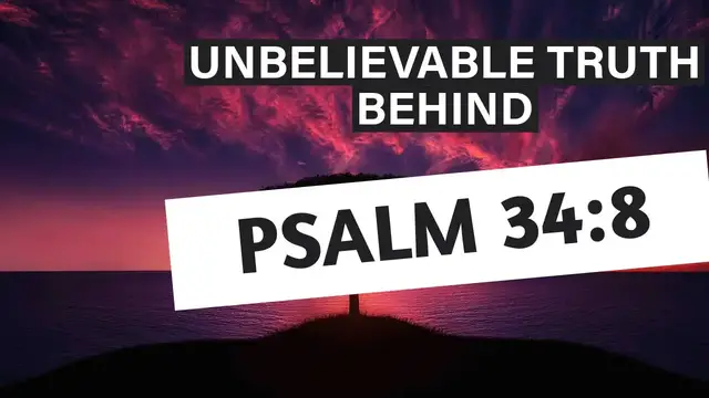 Video thumbnail for 🚨Is God's Goodness REAL? The Unbelievable Truth Behind Psalm 34:8! 🍇✨