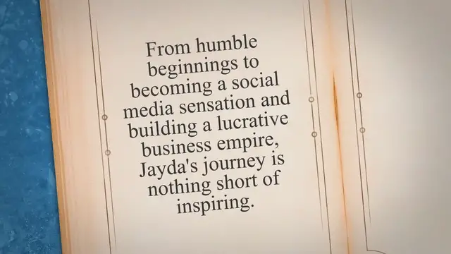 Video thumbnail for From Humble Beginnings to Business Empire: Unveiling Jayda Cheaves' Rise to Success and Net Worth