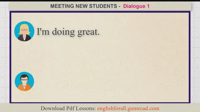 'Video thumbnail for MEETING NEW STUDENTS'