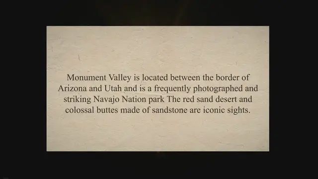 'Video thumbnail for Best Photography Spots In Monument Valley National Park'