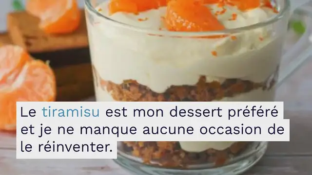 'Video thumbnail for Tiramisu au pain d’épices et clémentine'