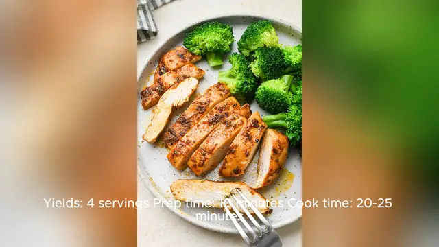 'Video thumbnail for baked chicken breast recipe'