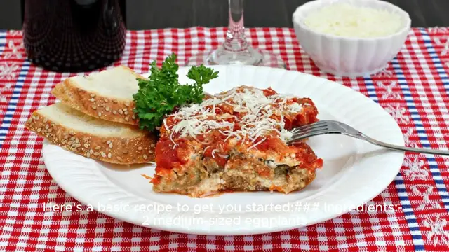 Video thumbnail for Eggplant Parmesan is a delicious and hearty dis