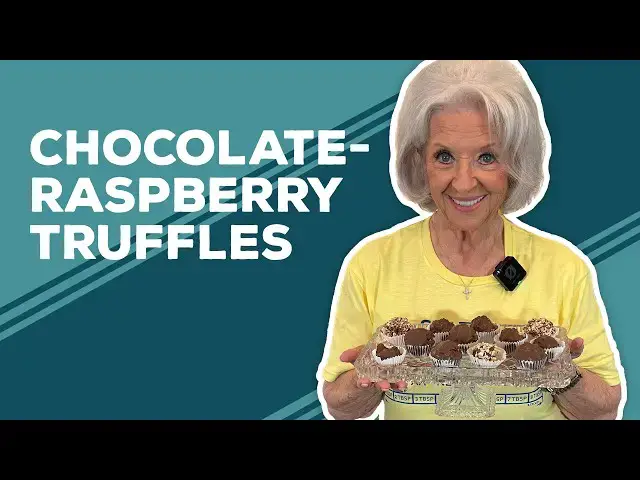 Video thumbnail for Love & Best Dishes: Chocolate-Raspberry Truffles Recipe | Easy No Bake Dessert Ideas
