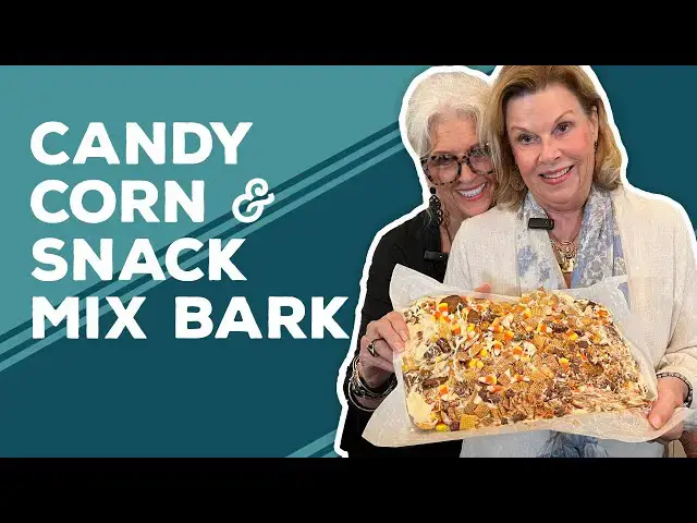 Video thumbnail for Love & Best Dishes: Candy Corn & Snack Mix Bark Recipe | No Bake Halloween Dessert Ideas