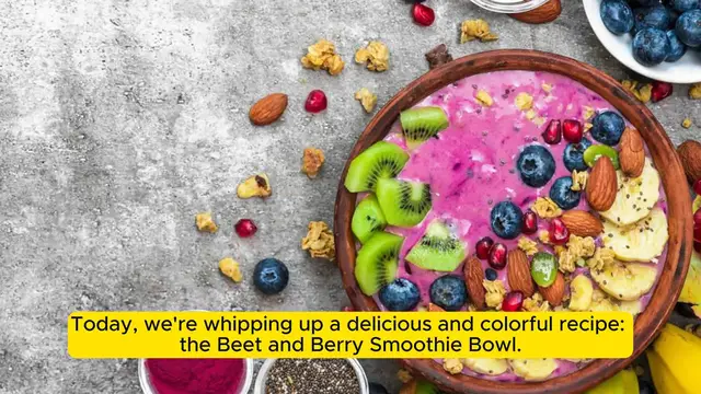 Video thumbnail for Beet and Berry Smoothie Bowl
