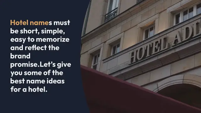 Video thumbnail for 600+ Best Creative Hotel Names Ideas for Your Business