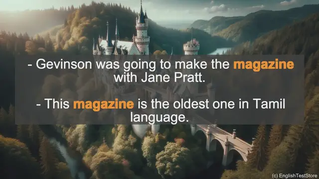 Video thumbnail for Magazine In Sentences - Examples Of Magazine In Sentences