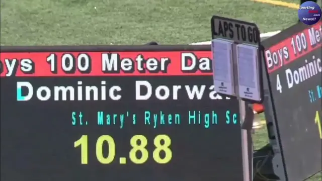 Video thumbnail for Puma East Coast International Showcase boys 100m heats